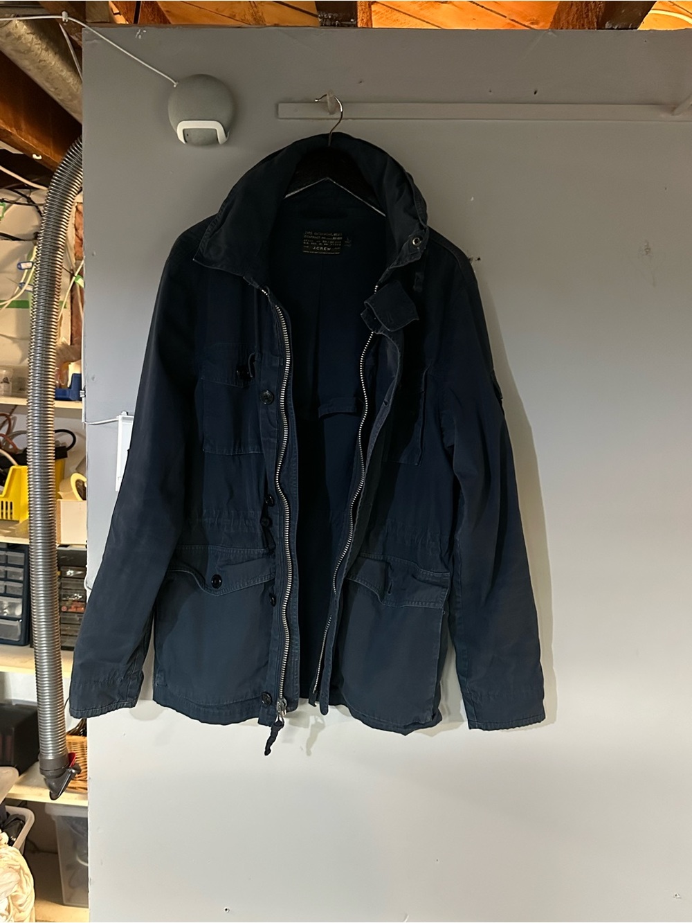 J. Crew Navy Military Field Jacket